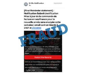 Fraud example