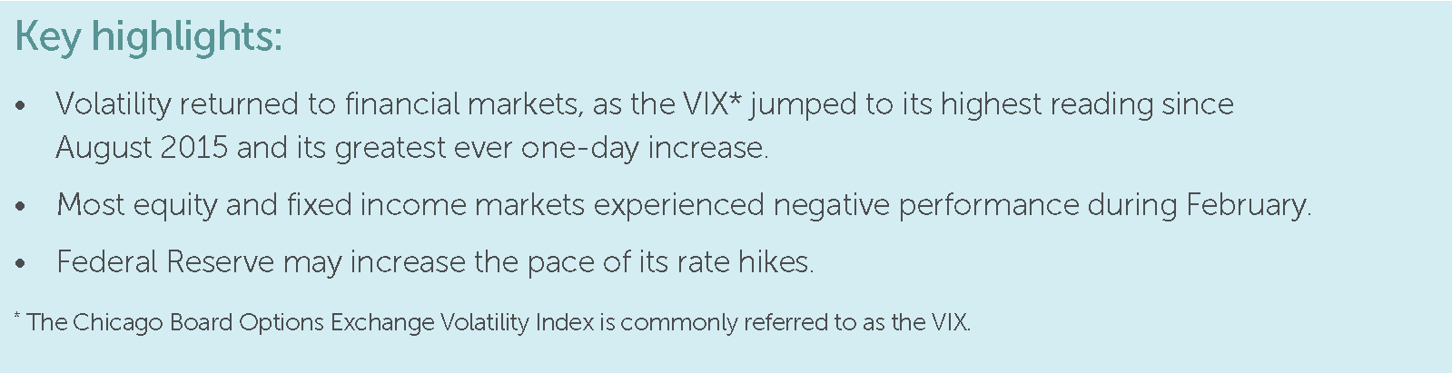 Key highlights