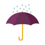Umbrella up for a rainy day